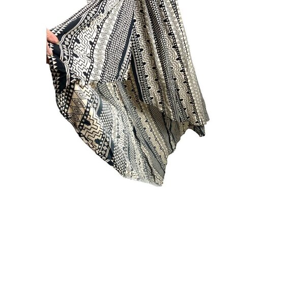 Fun & Flirt long dress women’s medium high low hem mock wrap front - Picture 5 of 8